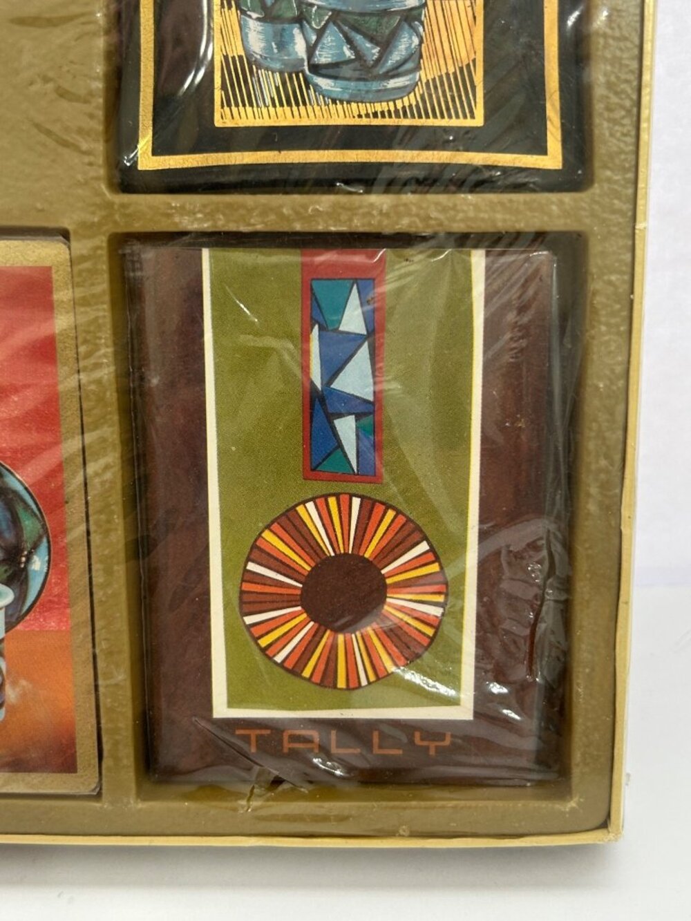 1960s Vintage Bridge Card Game Set w/ Ashtrays Hostess Giftpak By Stancraft MCM - Picture 4 of 10